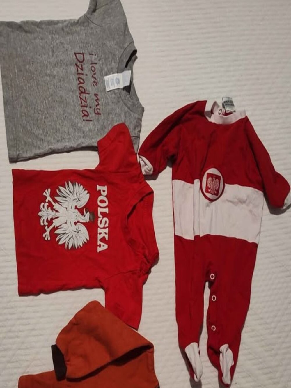 Polish Poland Polska 6pcs Clothes Bundle Onesie and T-Shirts set assorted 1T-2T